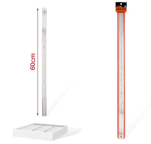 VONALZÓ ACÉL 60CM