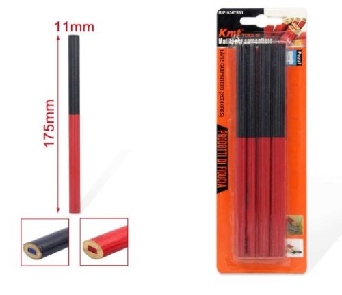 ÁCSCERUZA OVÁLIS 2 SZÍNŰ 4DB-OS 17,5CM