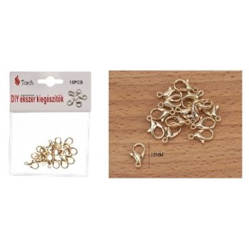 KAPOCS FÉM 15DB-OS ARANY