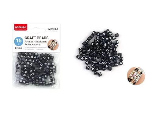 BETŰGYÖNGY 0,7X0,7CM 15G FEKETE