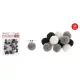 POMPOM SZÜRKE ÁRNYALATOK 1,5CM 50DB-OS