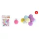 POMPOM SZÍNES 2CM 30DB-OS