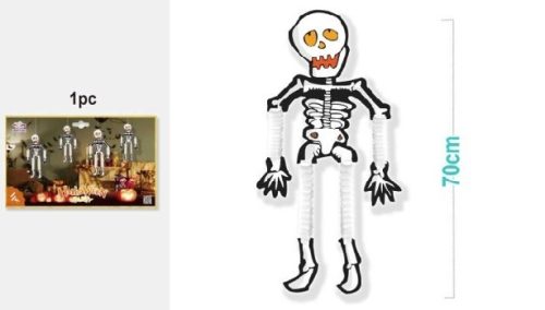 DÍSZ CSONTVÁZ HALLOWEEN 70CM