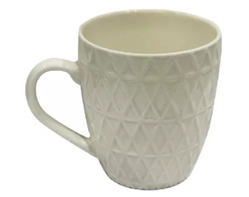 BÖGRE FEHÉR KERÁMIA ANYAGÁBAN MINTÁS 200ML