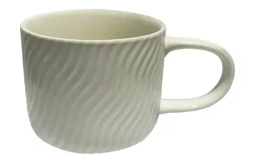 BÖGRE FEHÉR KERÁMIA ANYAGÁBAN MINTÁS 200ML