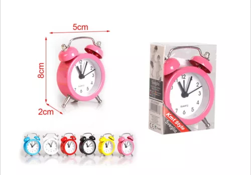 ÉBRESZTŐÓRA MŰA. 5X8X2CM TÖBBFÉLE