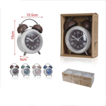 ÉBRESZTŐÓRA 15X10,5X5CM 4F.