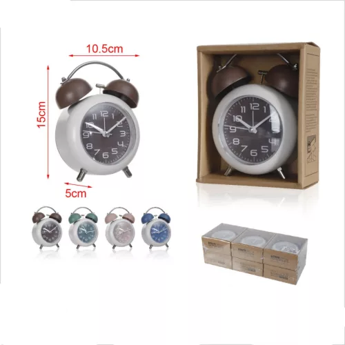 ÉBRESZTŐÓRA 15X10,5X5CM 4F.