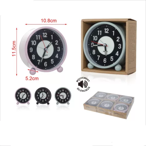 ÉBRESZTŐÓRA MŰA. 10,8X11,5X5,2CM