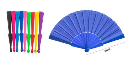 LEGYEZŐ 23CM 9F. SZÍN