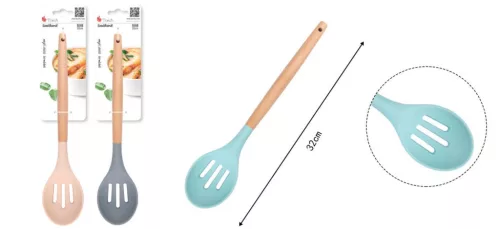 SZEDŐKANÁL SZŰRŐS SZILIKON + FA 32CM 3F. SZÍN