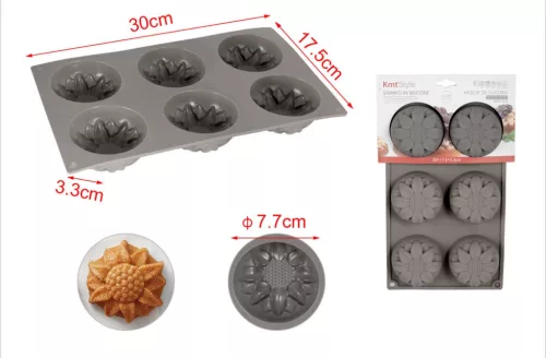 SÜTŐFORMA SZILIKON 30*17,5*3,3CM