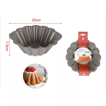SÜTŐFORMA KUGLÓF SZILIKON 25*7,5CM