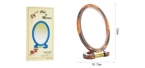 TÜKÖR KÉTOLDALAS BOROSTYÁNSZÍNŰ 10,7*16CM