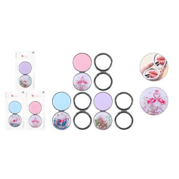 ZSEBTÜKÖR KEREK FLAMINGÓ 7,19*7,45*1,61CM