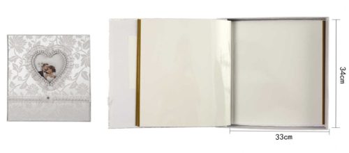 FOTÓALBUM BERAGASZTÓS 20 OLDALAS 34X33X4,5CM