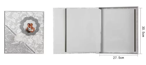 FOTÓALBUM BERAGASZTÓS 20 OLDALAS 30X28X4,5CMCM