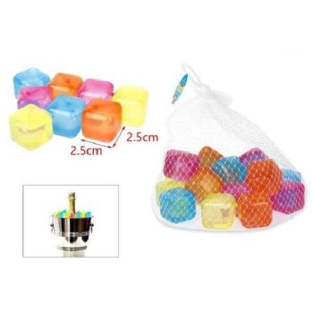 JÉGKOCKA 2,5CM TÖBBSZÖR HASZNÁLHATÓ VEGYES SZÍNEK