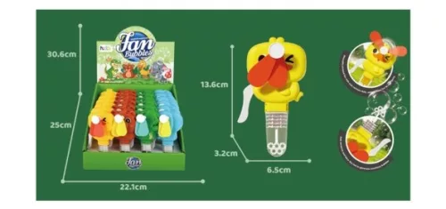 VENTILÁTOR KÉZI 7*14 CM BUBORÉKFÚJÓ DISPLAY 24 DB
