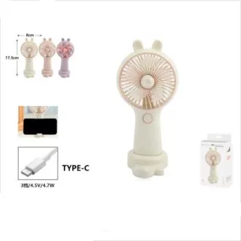 VENTILÁTOR KÉZI 8*17CM   TÖBBFÉLE BÉZS SZÍNBEN
