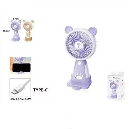 VENTILÁTOR KÉZI 9*16CM   MACIFÜLES TÖBBFÉLE SZÍNBEN