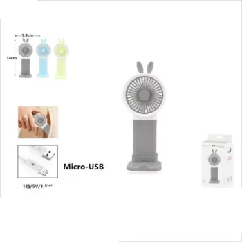 VENTILÁTOR KÉZI 6*14CM   TÖBBFÉLE SZÍNBEN