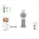 VENTILÁTOR KÉZI 6*14CM   TÖBBFÉLE SZÍNBEN