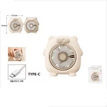 VENTILÁTOR MINI 12*12CM    TÖBBFÉLE BÉZS SZÍNBEN