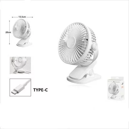 VENTILÁTOR MINI ASZTALI 13*20CM    TÖBBFÉLE SZÍNBEN