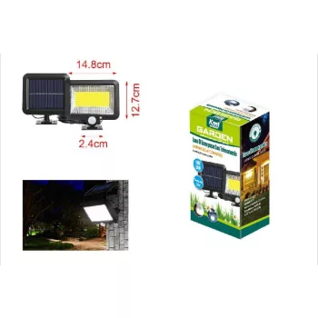   NAPELEMES FALI LÁMPA LED MOZGÁSÉRZÉKELŐS 14,8X12,7X2,4CM