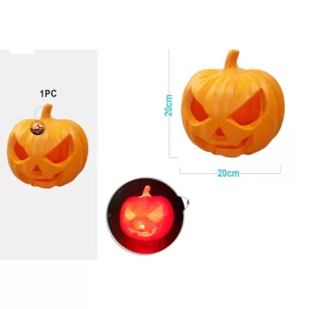 TÖKLÁMPÁS 20CM HANGGAL ÉS FÉNNYEL HALLOWEEN