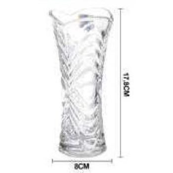 VÁZA ÜVEG 17,8X8CM