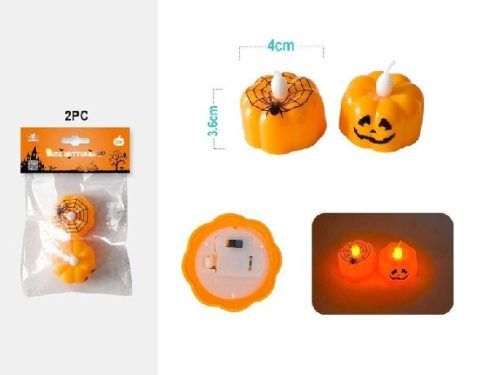 TÖKLÁMPÁS GYERTYA 3,6X4CM HALLOWEEN
