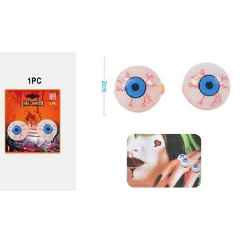 GYŰRŰ SZEMGOLYÓVAL 2DB-OS 2CM HALLOWEEN