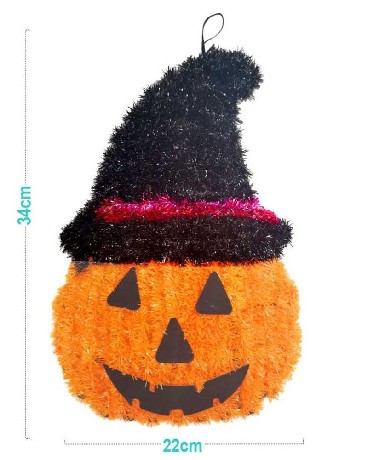 DEKORÁCIÓ TÖK 22X34CM HALLOWEEN