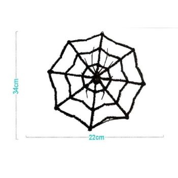 DEKORÁCIÓ PÓKHÁLÓ 22X34CM  HALLOWEEN