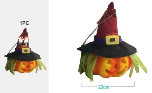 DEKORÁCIÓ TÖK LÁMPÁS 23CM  HALLOWEEN