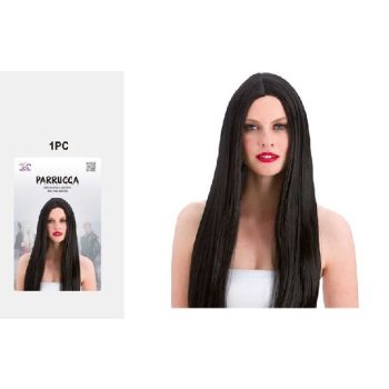 PARÓKA/ BOSZI HAJ HOSSZÚ FEKETE  140G HALLOWEEN