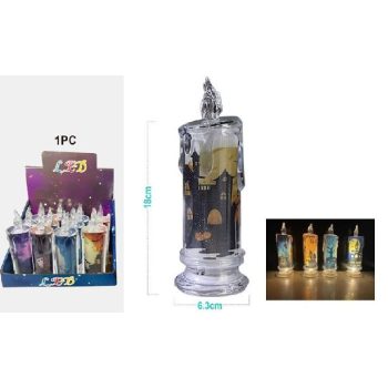 GYERTYA LEDES 6,3X18CM HALLOWEEN