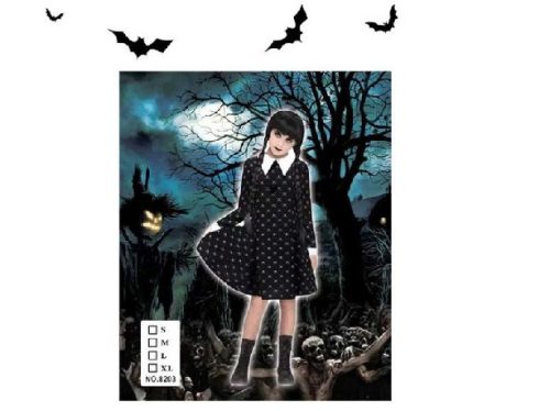 WEDNESDAY JELMEZ S-MÉRET 90-110CM HALLOWEEN