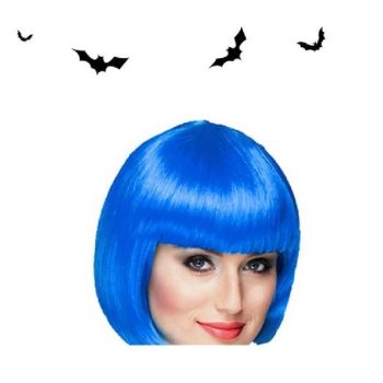 PARÓKA, RÖVID KÉK  100G HALLOWEEN