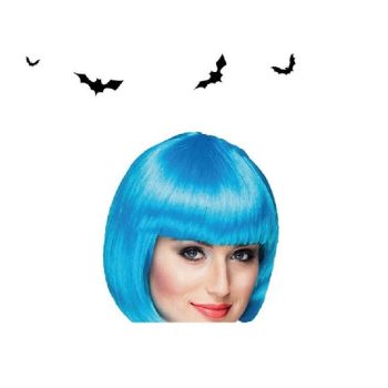 PARÓKA, RÖVID KÉK 100G HALLOWEEN