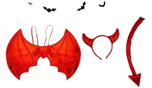ÖRDÖG KIEGÉSZÍTŐK 3DB-OS HALLOWEEN