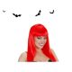 PARÓKA , HOSSZÚ EGYENES PIROS 130G HALLOWEEN