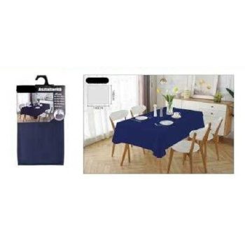 ASZTALTERÍTŐ 140X160CM S. KÉK POLIÉSZTER