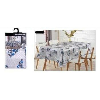 ASZTALTERÍTŐ 140X180CM KÉK MINTA POLIÉSZTER