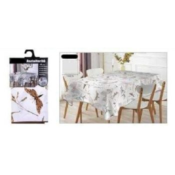 ASZTALTERÍTŐ 140X160CM BARNA-PILLANGÓ MINTA POLIÉSZTER