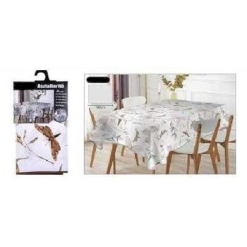 ASZTALTERÍTŐ 140X180CM BARNA-PILLANGÓ MINTA POLIÉSZTER