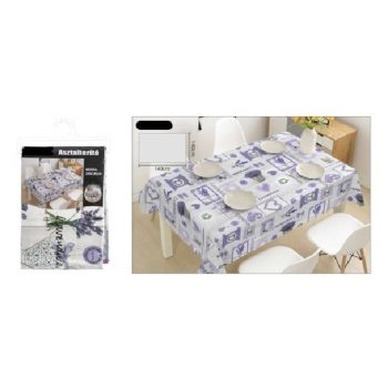 ASZTALTERÍTŐ 140X140CM LEVENDULA MINTA MŰA.