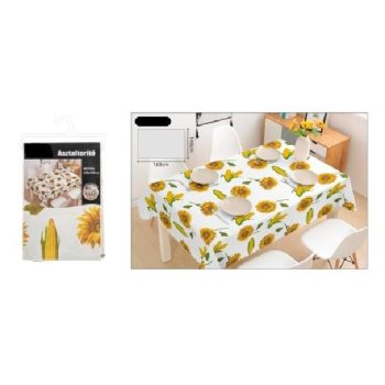   ASZTALTERÍTŐ 140X160CM KUKORICA/KUKORICA VIRÁG MINTA MŰA.